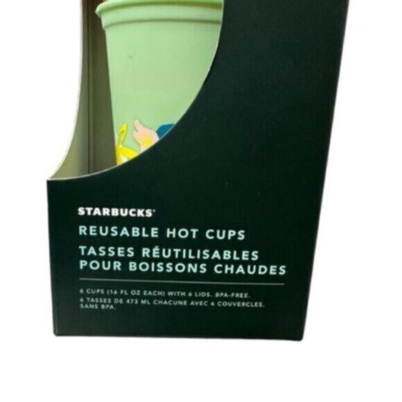 NWT Starbucks | Set Of 6 Easter Spring Reusable Hot Cups - Picture 2 of 9